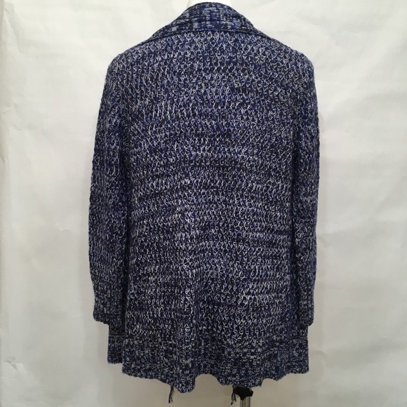 SNAILS AND CINNAMON BLUE KNIT WATERFALL CARDIGAN - Picture 12 of 12